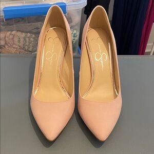 Jessica Simpson Nude Pink Heels